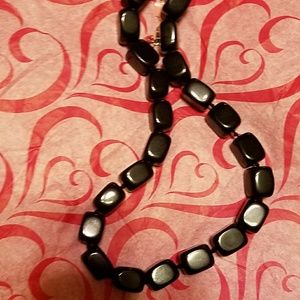 Black onyx necklace